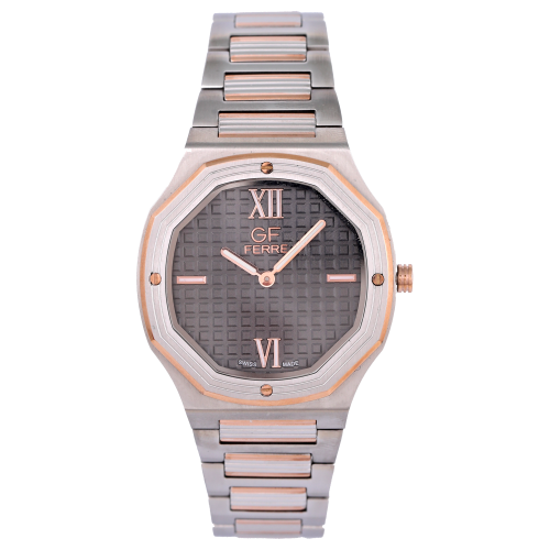 GFTRGY24347G.webp GF Ferre- Gents- TTRG Case- Grey Dial- TTRG Band - Image 1