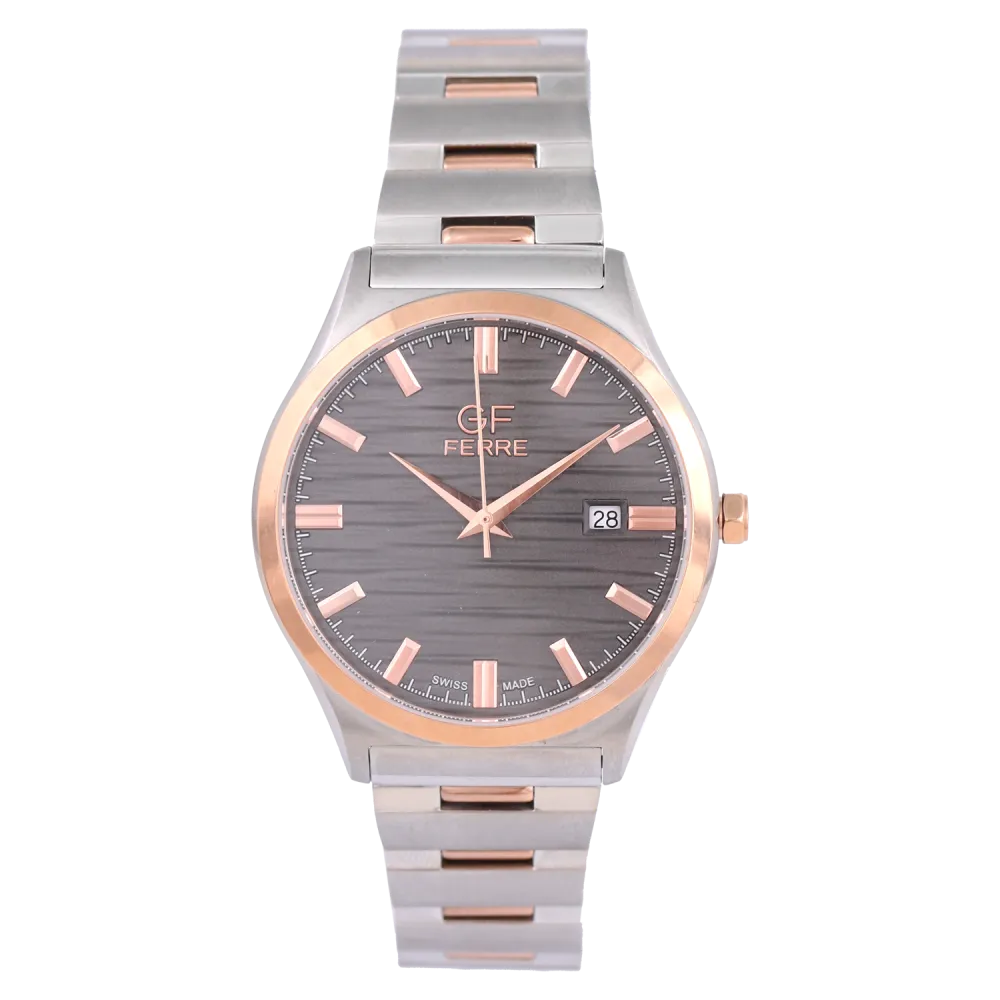 GFTRGY24360G.webp GF Ferre- Gents- TTRG Case- Grey Dial- TTRG Band - Image 1