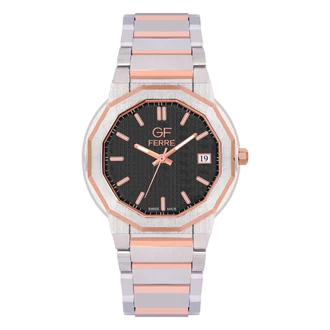 GF Ferre- Gents- TTRG Case- Grey Dial- TTRG Band