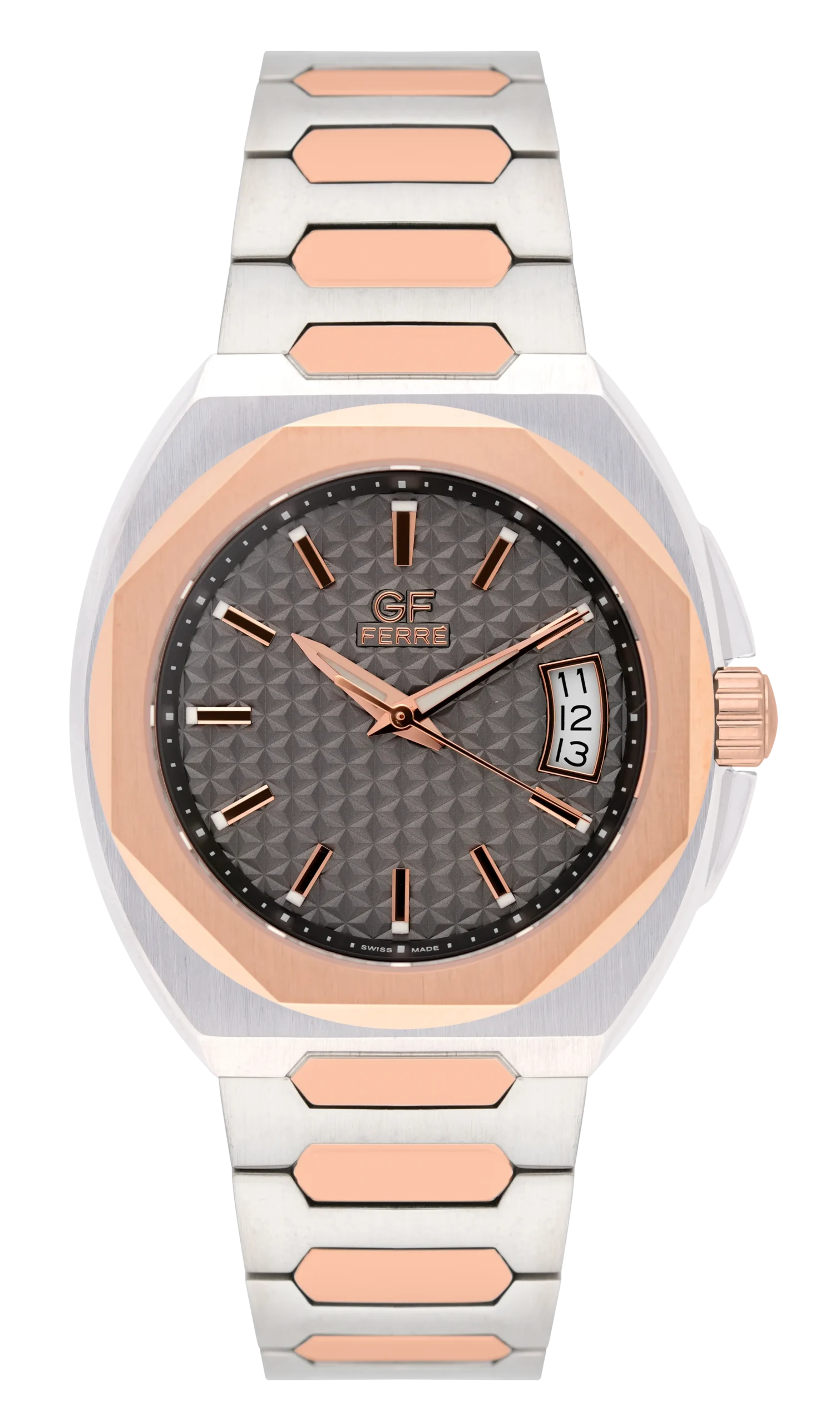 GFTRGY8969M.webp GF Ferre- Gents- TTRG Case- Gun Dial- TTRG Band - Image 1