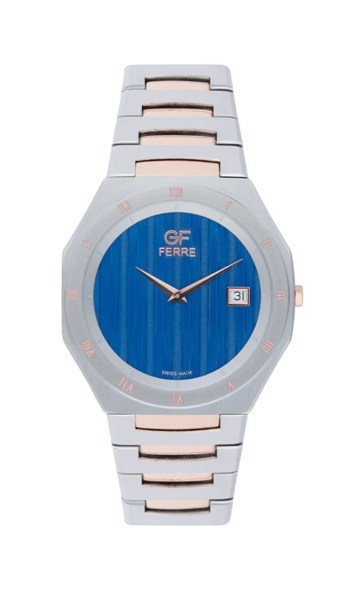 GF Ferre- Gents- TTRG Case- Blue Dial- TTRG Band - Image 1