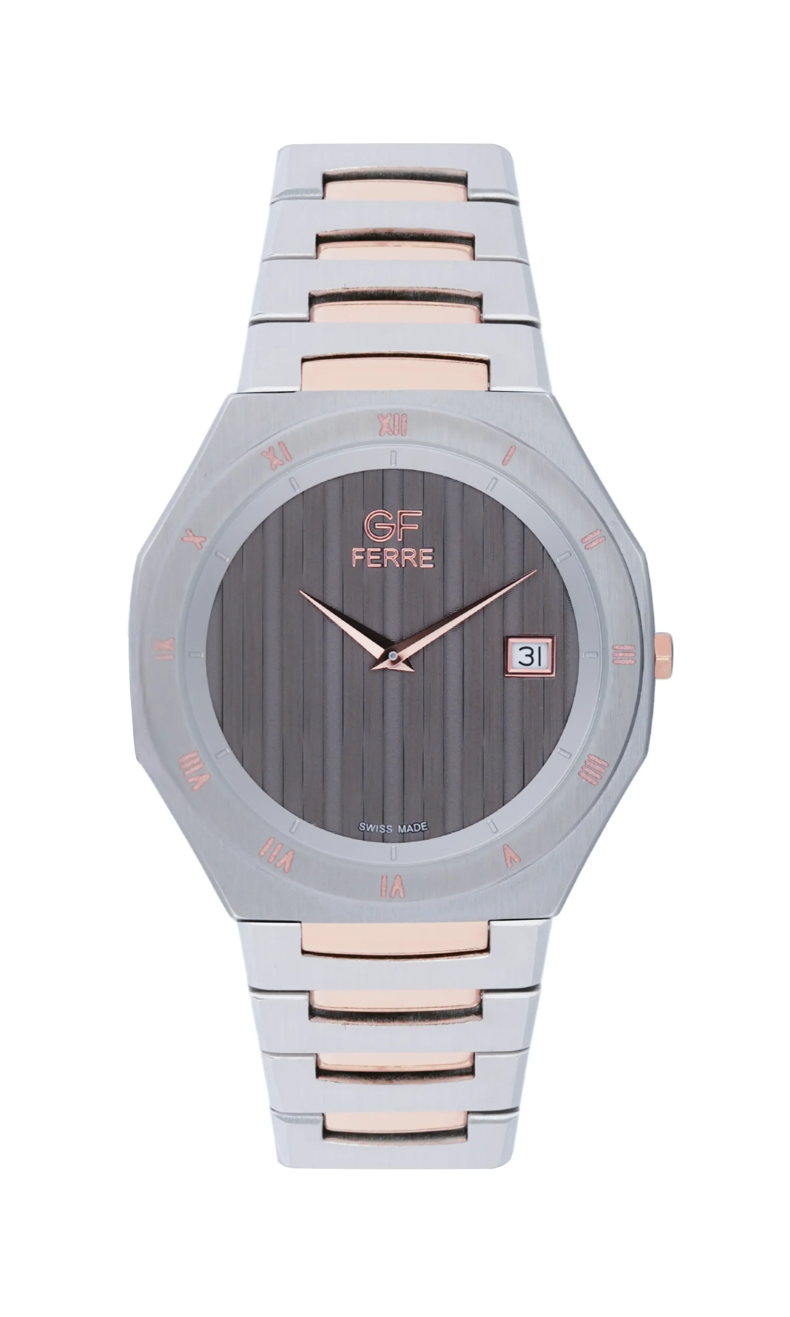 GFTTRGGY2486G.webp GF Ferre- Gents- TTRG Case- Grey Dial- TTRG Band - Image 1
