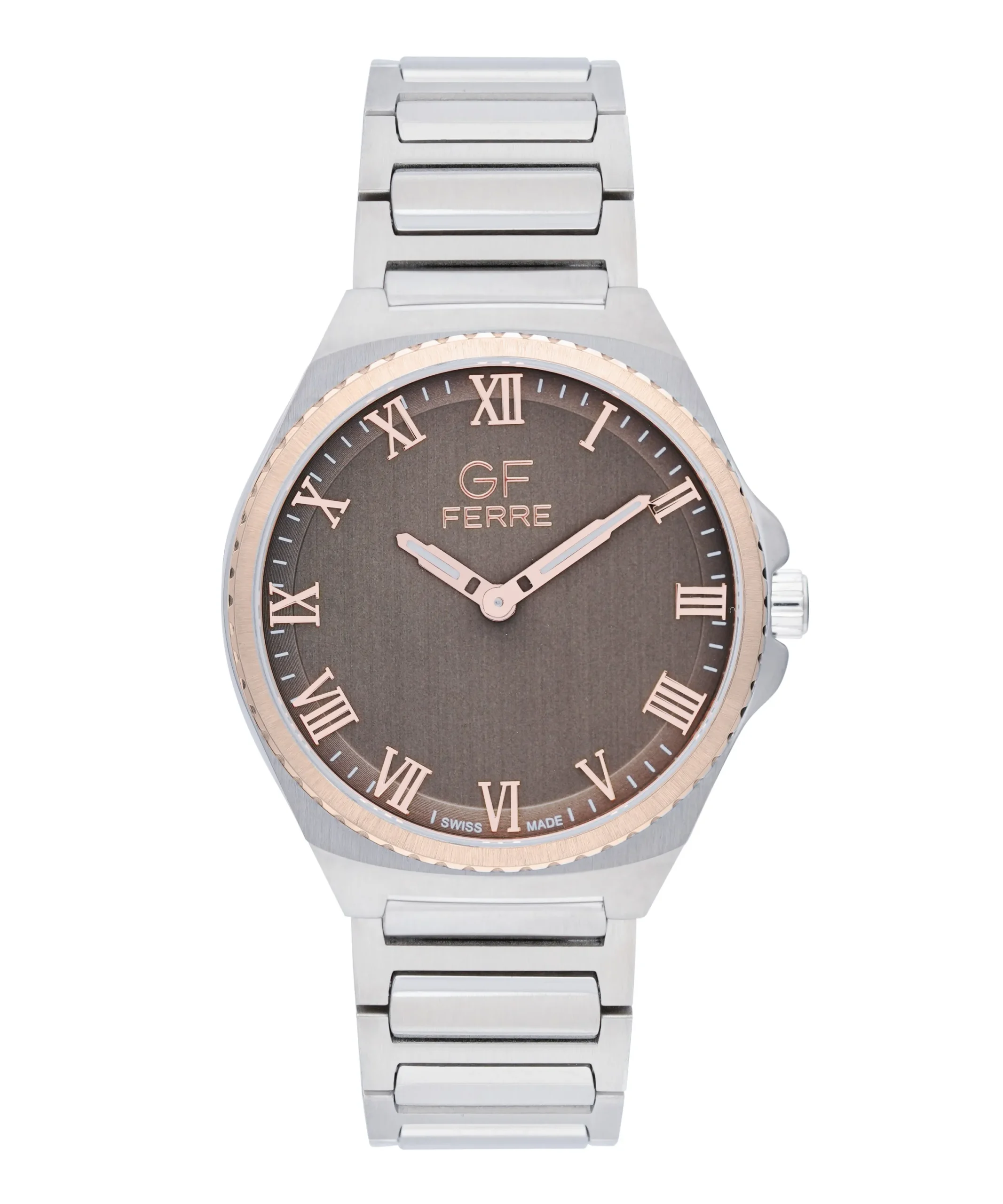 GFTTRGGY25263G.webp GF Ferre- Gents- TTRG Case- Grey Dial- TTRG Band - Image 1